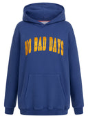 Hoodie No Nad Days Print blau