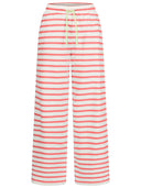 Streifenhose in coral