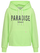 Hoodie Paradise Island lime