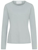Longsleeve mit Rundhals hellgrau