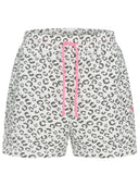 Leo Frottée Shorts in weiß