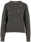 Kaschmir Pullover Zopfmuster