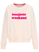 Sweatshirt Bonjour Weekend