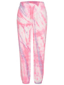 Sweathose mit Tie Dye Effekt in multicolor