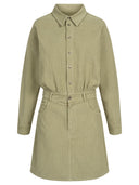 Cord Kleid salbei