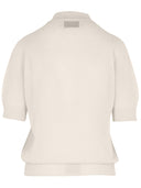 Kaschmir Polo mit Ananas off-white