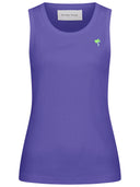 Rib Top in blau