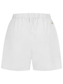 Popeline Shorts weiß Rückansicht