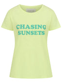 T-Shirt Chasing Sunsets lime