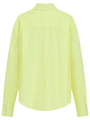 Popeline Bluse why? lime Rückansicht