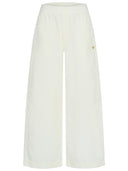 Cord Hose in creme weiß