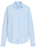 Popeline Bluse why hellblau