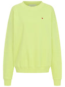 Sweater mit Yes Print lime