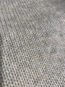 Kachmir Pullover basic lurex Detail hellgrau