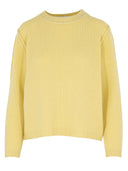 Kachmir Pullover basic in gelb
