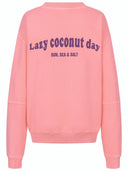 Sweatshirt Lazy Coconut apricot Rückansicht