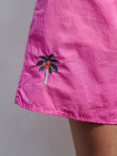 Popeline Shorts in fuchsia Palme