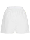 Weisse Popeline Shorts Rückansicht
