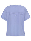 Lila T-shirt mit Dreamteam Applikation