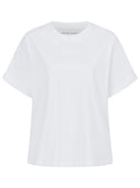 Weißes T-shirt mit Dreamteam Applikation