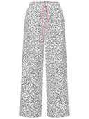 Lounge Leo Frottée Hose in weiss