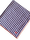 Lila kariertes Bandana