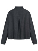 Lyocell Bluse Denim Optik