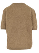 Kaschmir Pullover Brushed Halbarm