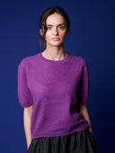 Kaschmir Pullover Brushed Halbarm