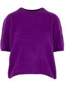 Kaschmir Pullover Brushed Halbarm