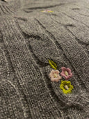 Kaschmir Pullover Zopfmuster
