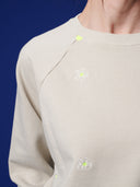 Sweatshirt mit bestickten Details