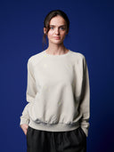 Sweatshirt mit bestickten Details