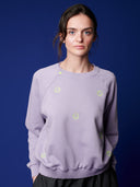Sweatshirt mit bestickten Details