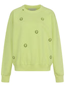 Sweatshirt mit bestickten Details