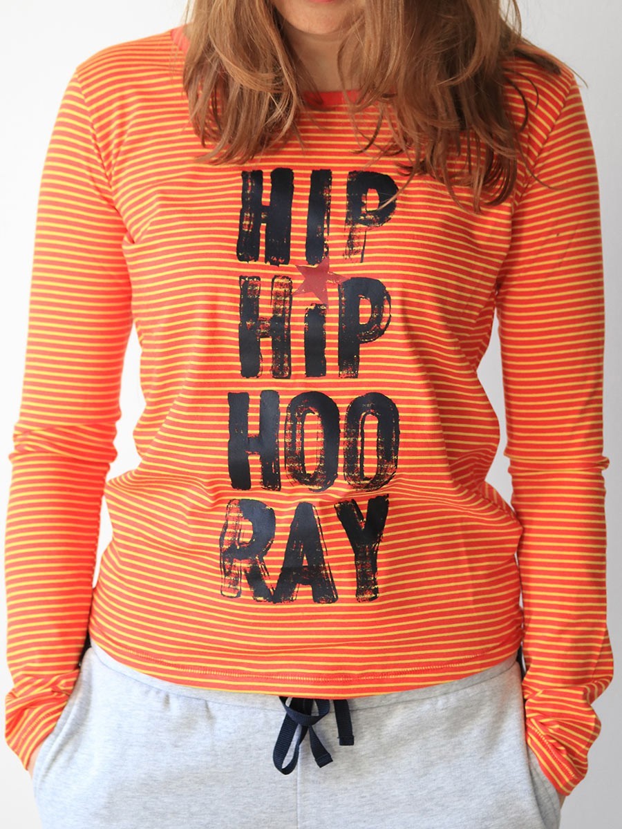 Hip hip hooray orange am Model