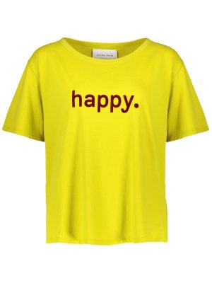 Shirt happy limette Vorderansicht