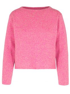 Pullover Kaschmir Mouline pink