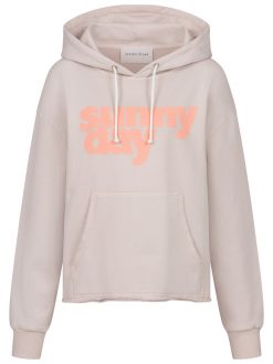 Hoodie sunny day in silver grau