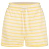 Shorts mit Streifen in gelb