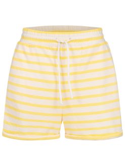 Shorts mit Streifen in gelb