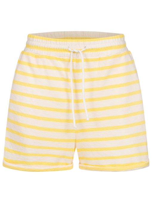 Shorts mit Streifen in gelb