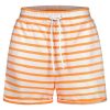 Shorts mit Streifen in orange