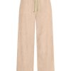 Hose aus Frottee in Beige