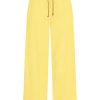 Hose aus Frottee in Gelb