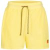 Shorts Frottee in gelb