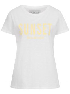 T-Shirt Sunset Boulevard weiß