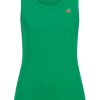 Rib Top Cherry in grün