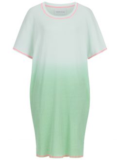 Kleid mit dip dye Effekt in mint grün