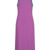 Rib Kleid in lila